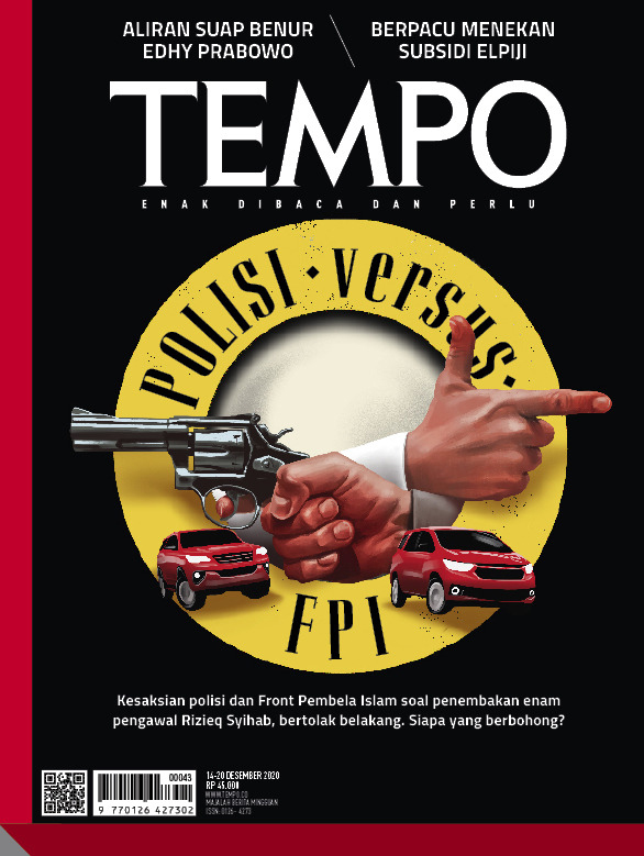 Cover Majalah Tempo - Edisi 12-12-2020 - Polisi Versus FPI