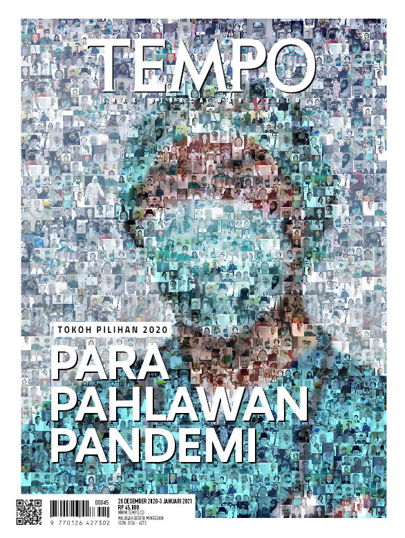 Cover Majalah Tempo - Edisi 26-12-2020 - Para Pahlawan Pandemi