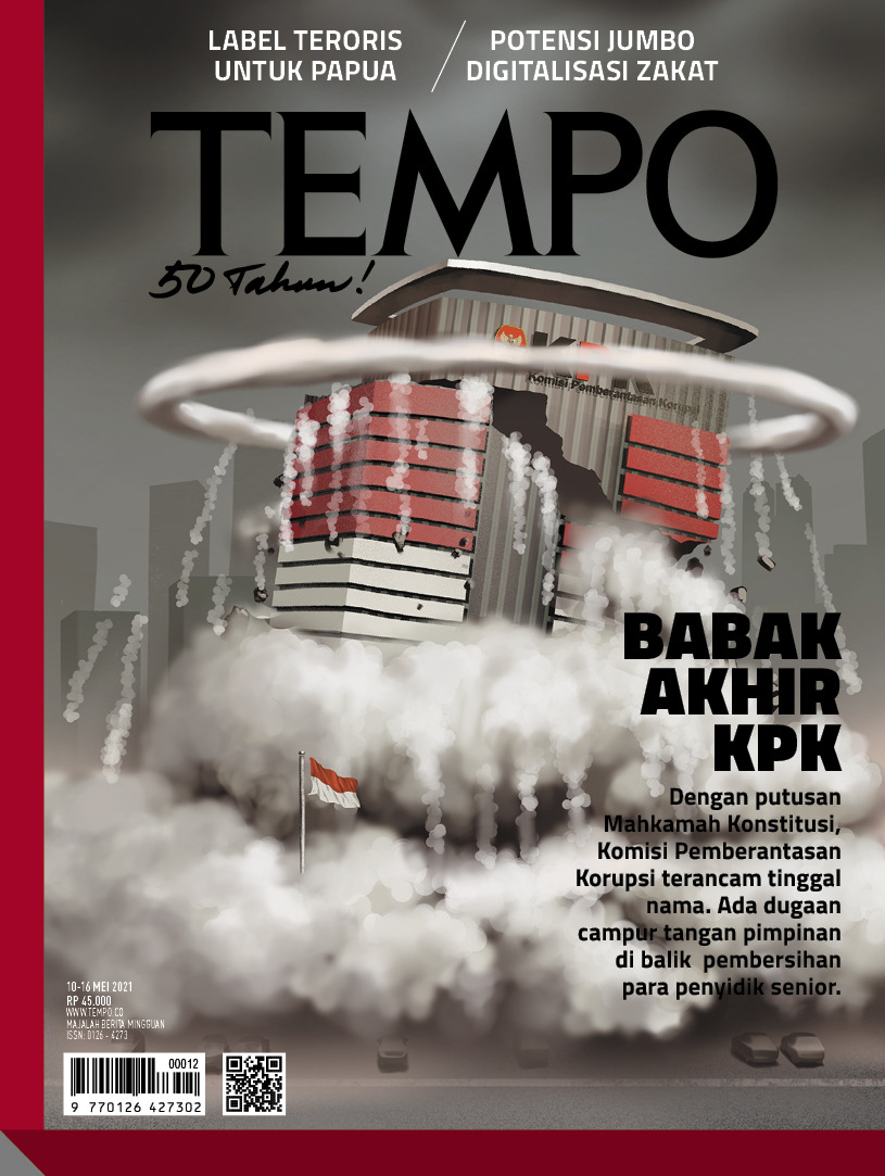Cover Majalah Tempo - Edisi 08-05-2021 - Babak Akhir KPK