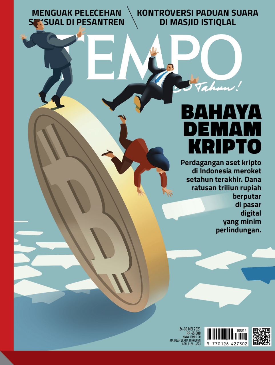 Cover Majalah Tempo - Edisi 22-05-2021 - Bahaya Demam Kripto