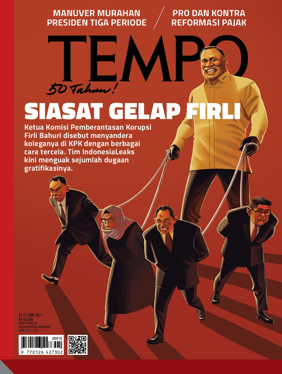 Cover Majalah Tempo - Edisi 19-06-2021 - Siasat Gelap Firli