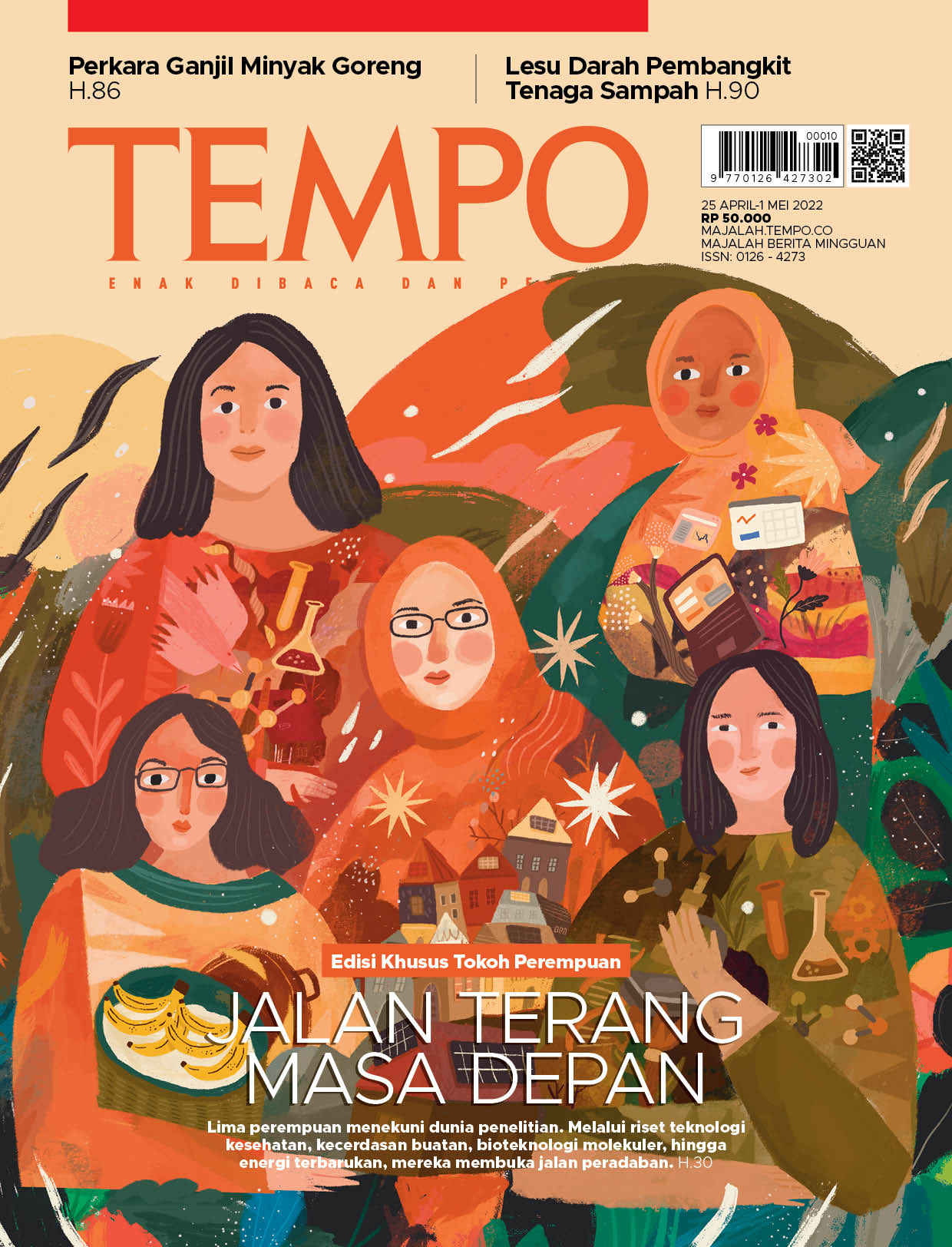 Cover Majalah Tempo - Edisi 23 April 2022 - Jalan Terang Masa Depan