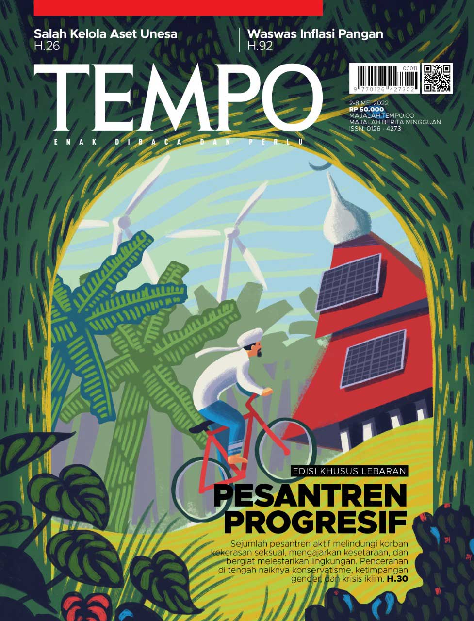 Cover Majalah Tempo - Edisi 30 April 2022 - Pesantren Progresif