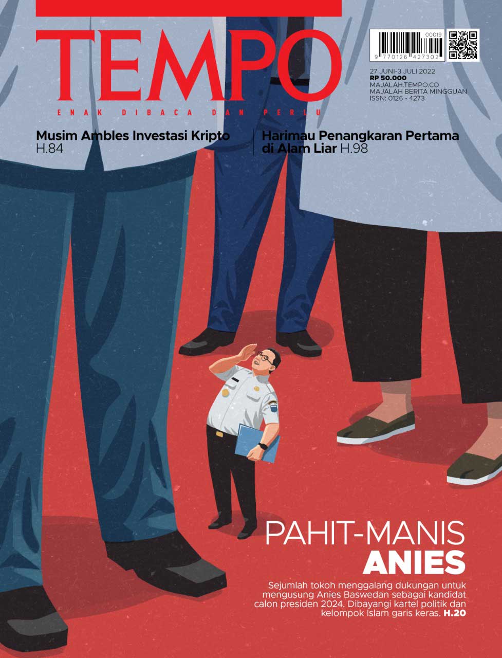 Cover Majalah Tempo - Edisi 25 Juni 2022 - Pahit Manis Anies