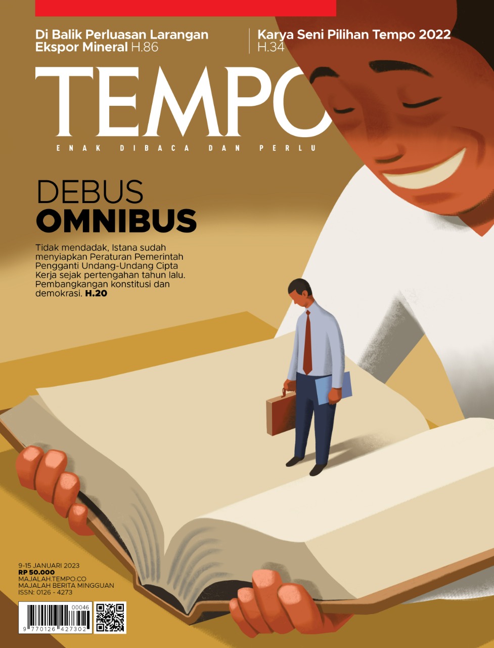 Cover Majalah Tempo - 8 Januari 2023 - Debus Omnibus