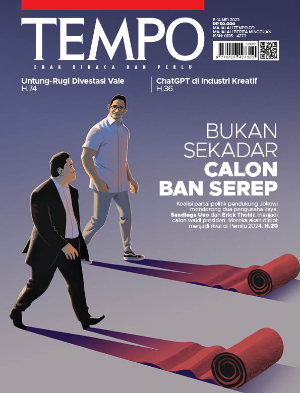 Cover Majalah Tempo - 7 Mei 2023 - Bukan Sekadar Calon Ban Serep