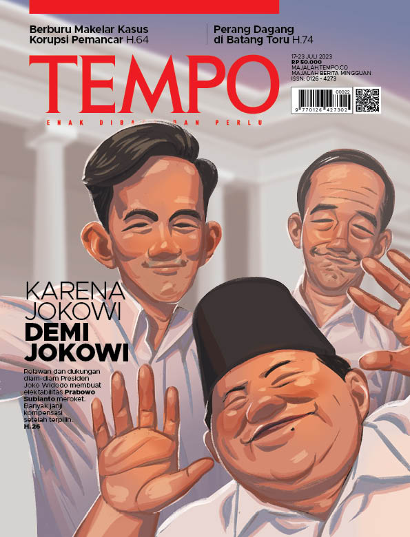Cover Majalah Tempo - 16 Juli 2023 - Karena Jokowi Demi Jokowi