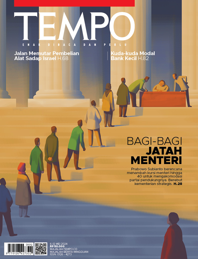 Cover Majalah Tempo - 5 Mei 2024 - Bagi-bagi Jatah Menteri