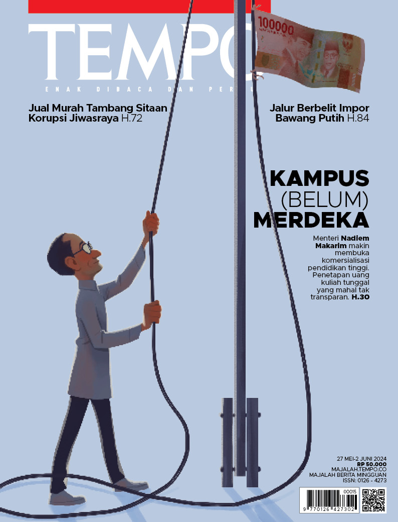 Cover Majalah Tempo - 26 Mei 2024 - Kampus (Belum) Merdeka