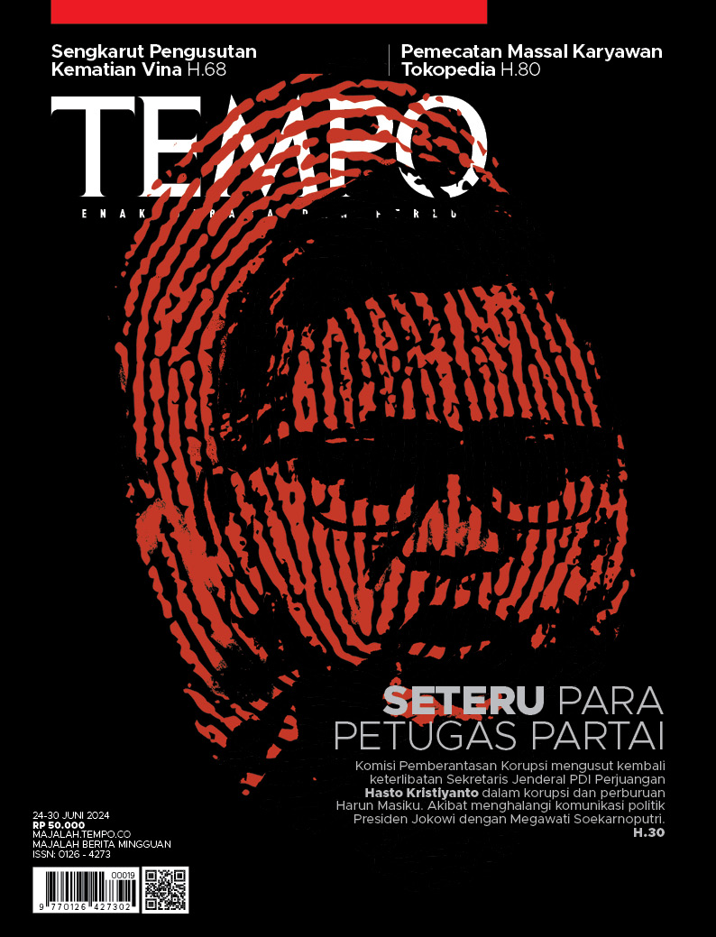 Cover Majalah Tempo - 23 Juni 2024 - Seteru Para Petugas Partai