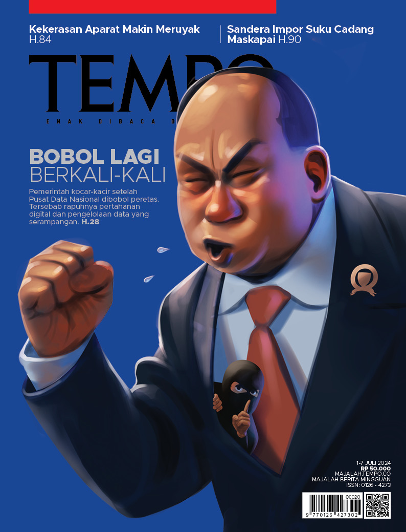 Cover Majalah Tempo - 30 Juni 2024 - Bobol Lagi Berkali-kali