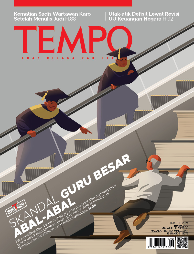 Cover Majalah Tempo - 7 Juli 2024 - Skandal Guru Besar Abal-abal