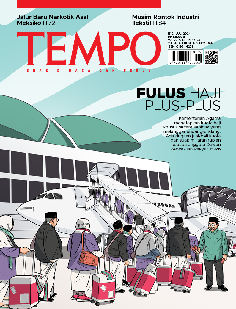 Cover Majalah Tempo - 14 Juli 2024 - Fulus Haji Plus-plus