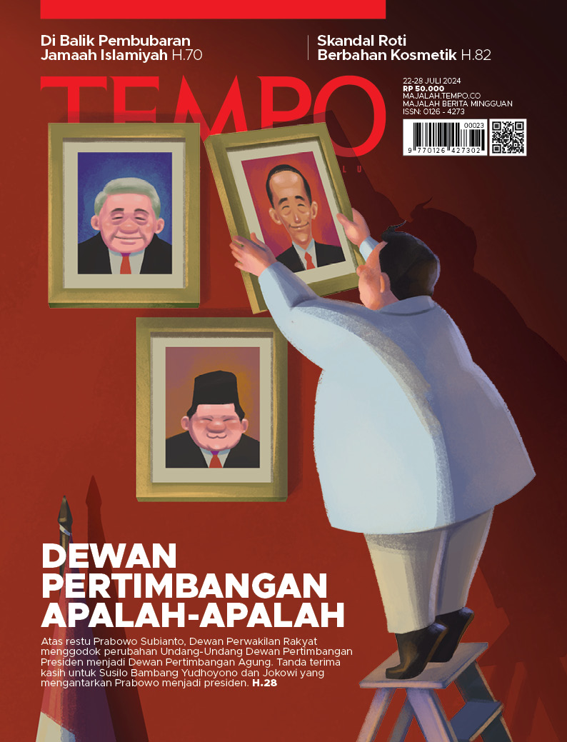 Cover Majalah Tempo - 21 Juli 2024 - Dewan Pertimbangan Apalah-apalah