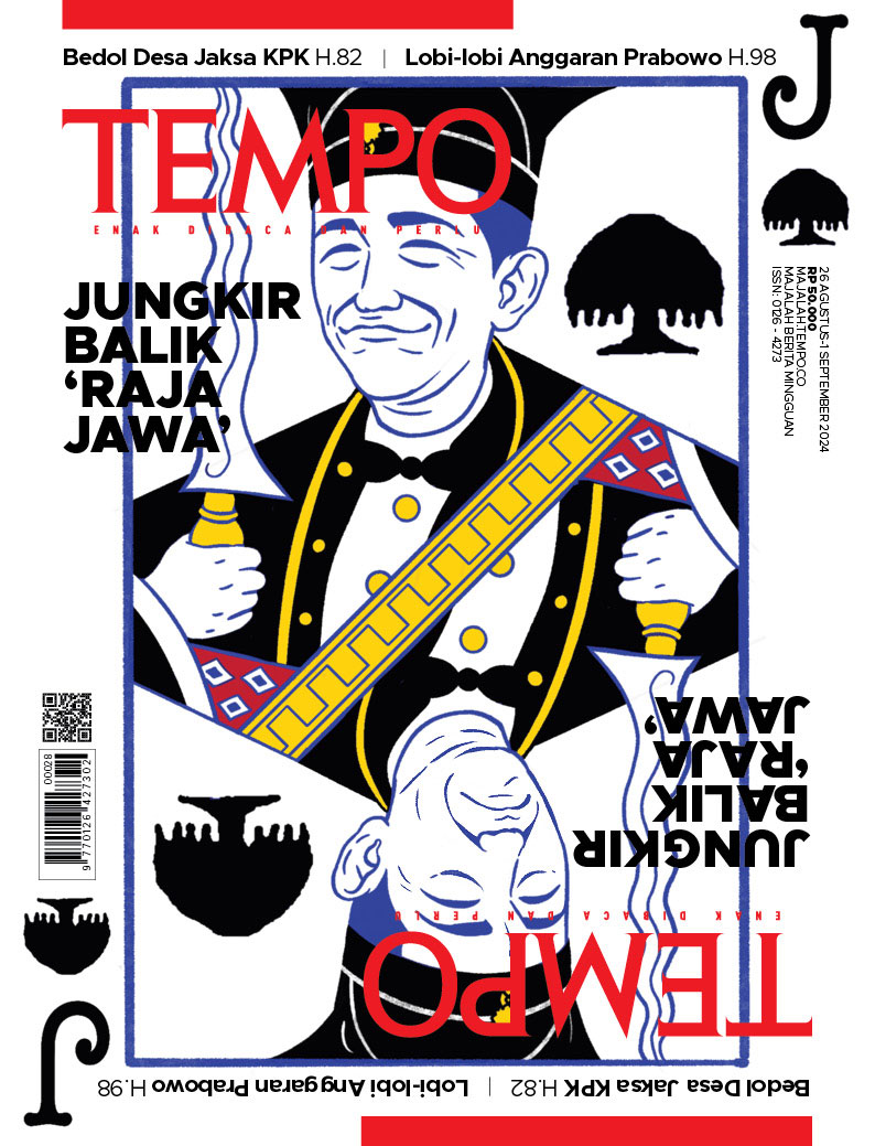 Cover Majalah Tempo - 25 Agustus 2024 - Jungkir Balik 'Raja Jawa'