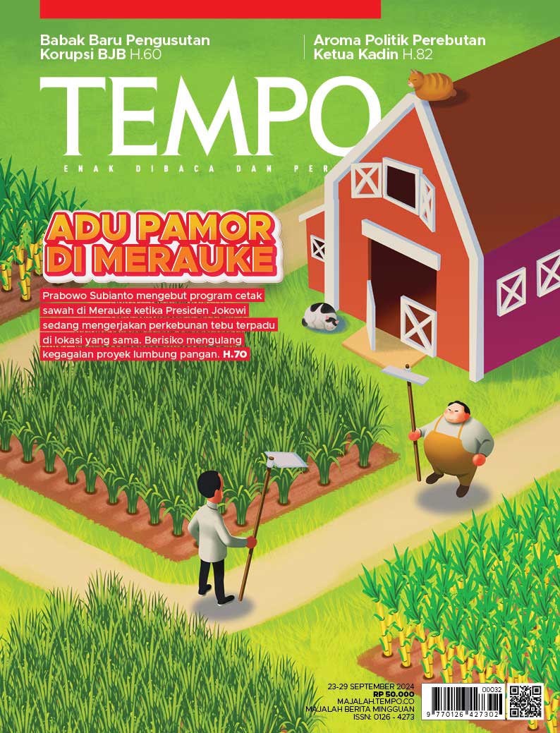 Cover Majalah Tempo - 22 September 2024 - Adu Pamor di Merauke