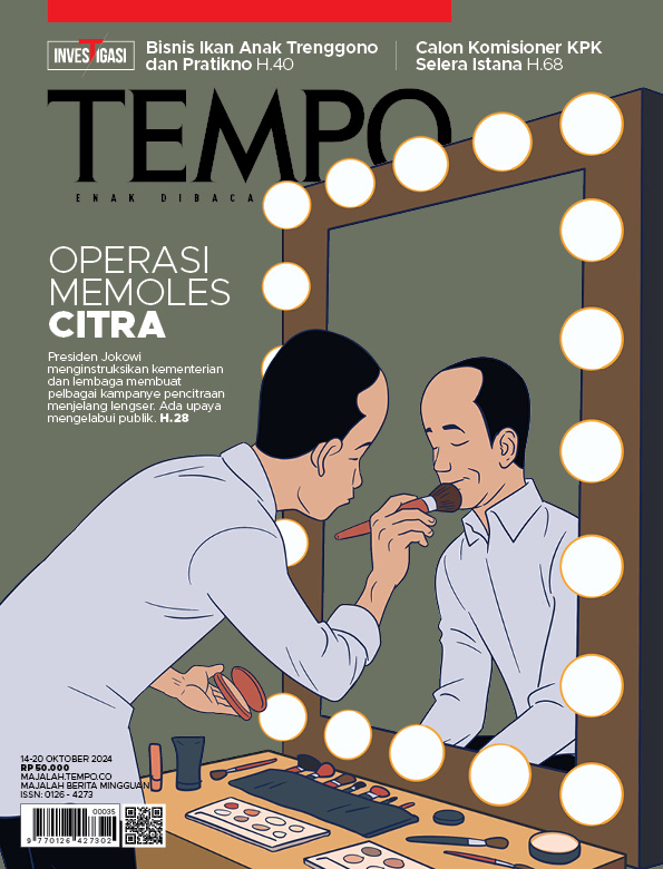 Cover Majalah Tempo - 13 Oktober 2024 - Operasi Memoles Citra