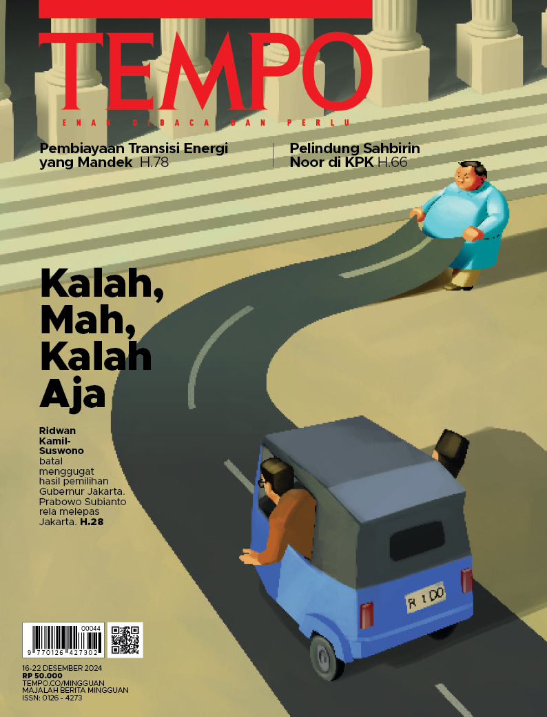 Cover Majalah Tempo - 15 Desember 2024 - Kalah, Mah, Kalah Aja