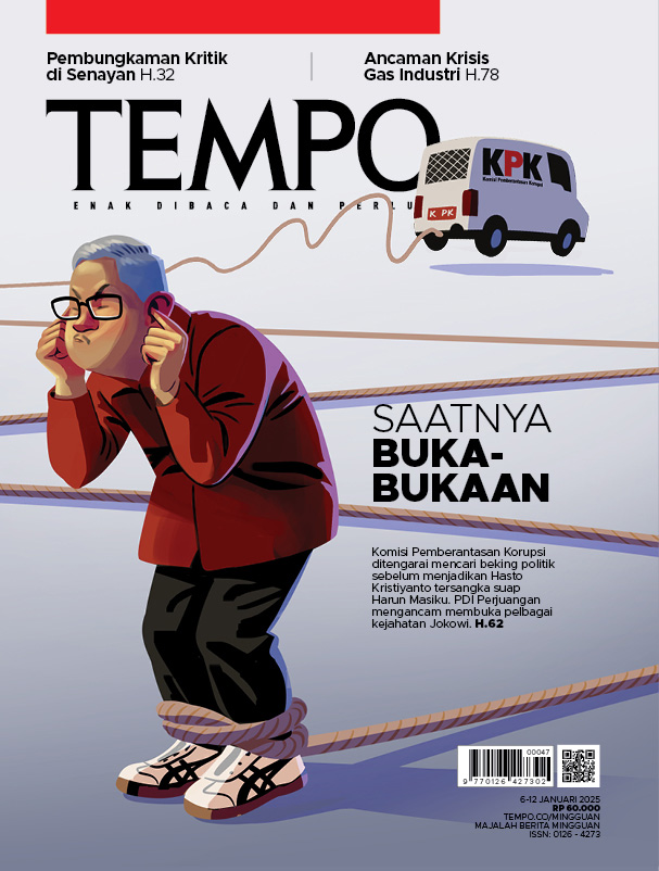 Cover Majalah Tempo - 5 Januari 2025 - Saatnya Buka-bukaan 