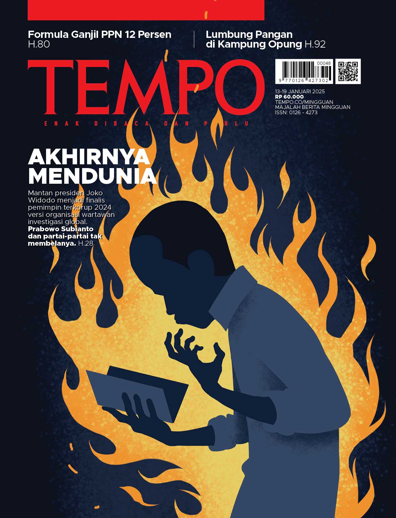 Cover Majalah Tempo - 12 Januari 2025 - Akhirnya Mendunia