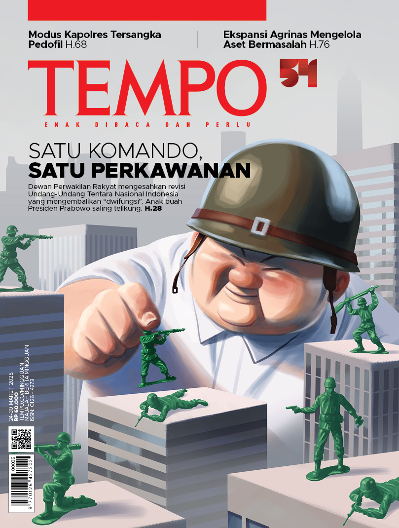 Cover Majalah Tempo - Satu komando, Satu Perkawanan 