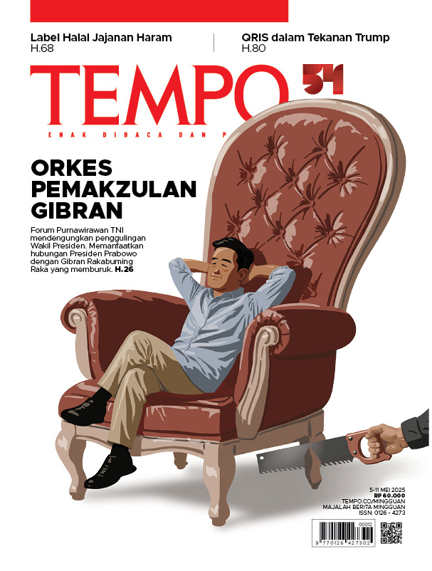 Cover Majalah Tempo - Orkes Pemakzulan Gibran