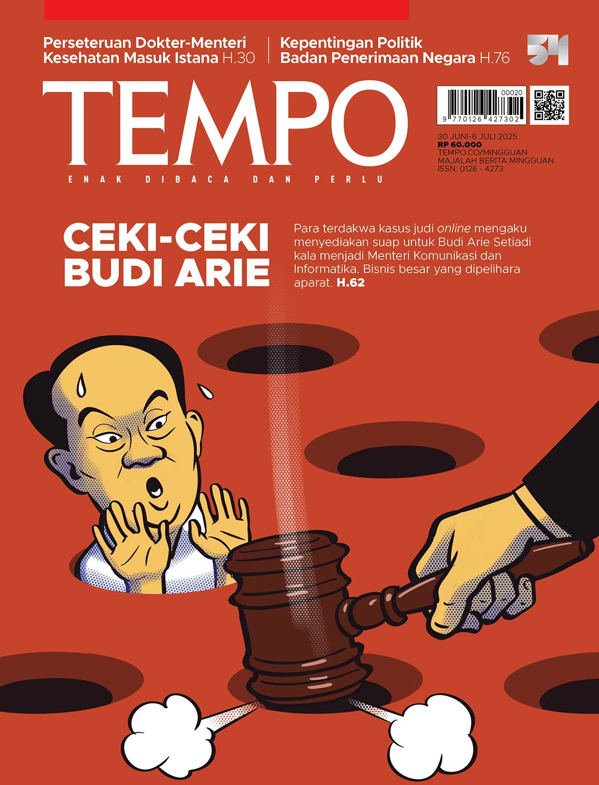 Cover Majalah Tempo - Ceki-ceki Budi Arie