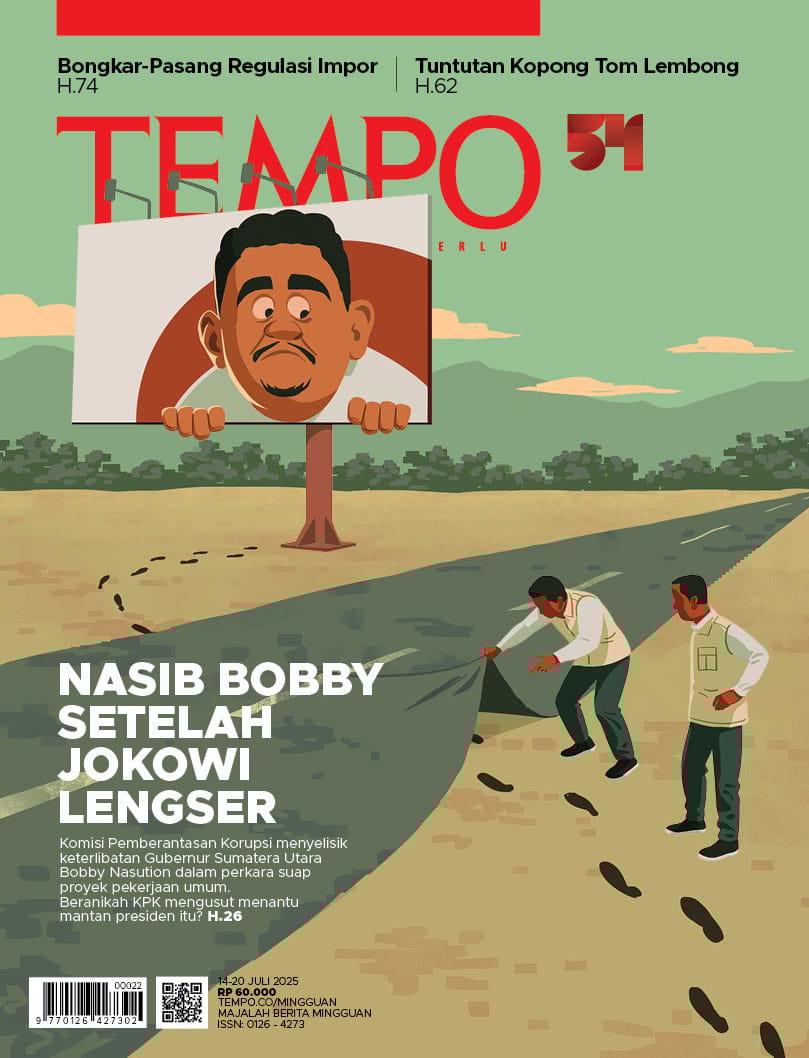 Cover Majalah Tempo - Nasib Bobby Setelah Jokowi Lengser