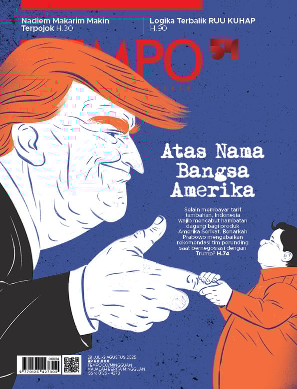 Cover Majalah Tempo - Atas Nama Bangsa Amerika