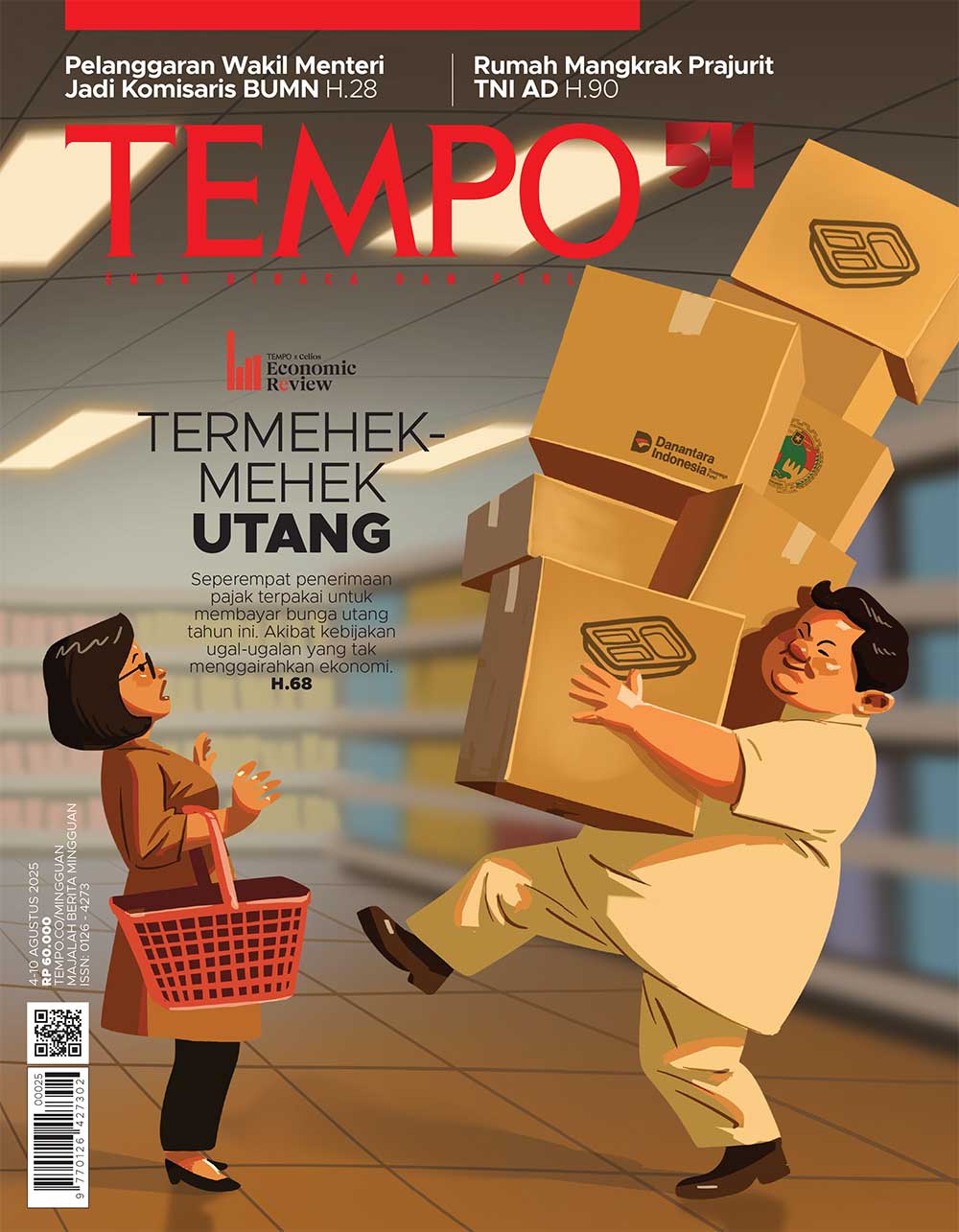 Cover Majalah Tempo - Termehek-mehek Utang