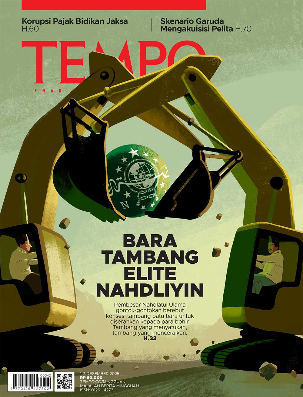 Cover Majalah Tempo - Bara Tambang Elite Nahdliyin
