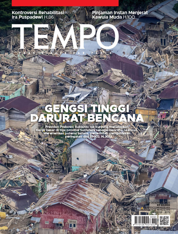 Cover Majalah Tempo - Gengsi Tinggi Darurat Bencana
