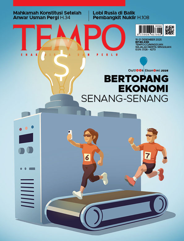 Cover Majalah Tempo - Bertopang Ekonomi Senang-senang
