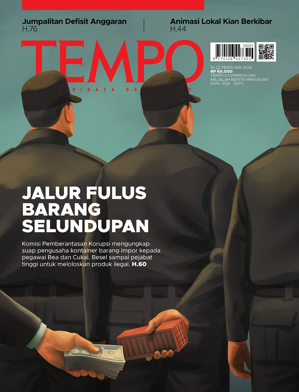 Cover Majalah Tempo - Jalur Fulus Barang Selundupan