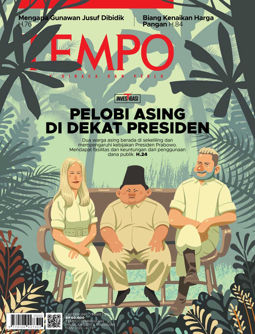 Cover Majalah Tempo - Pelobi Asing di Dekat Presiden