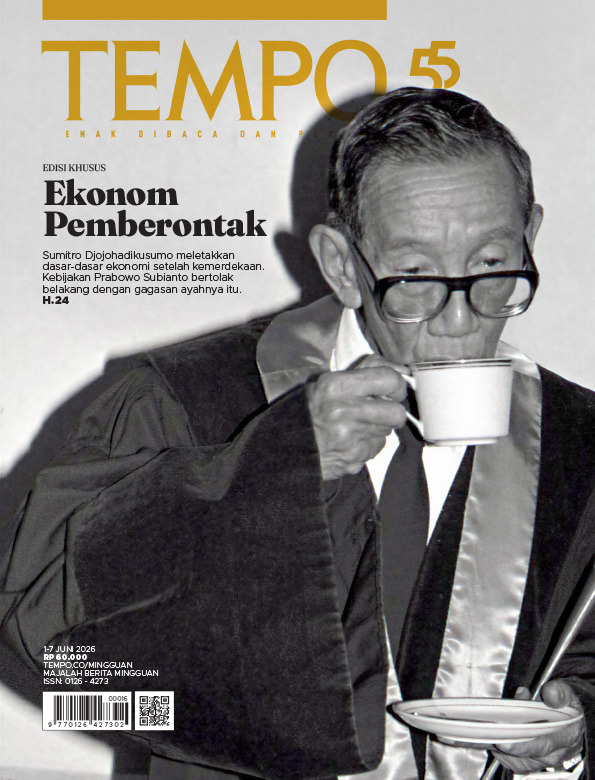 Cover Majalah Tempo - Ekonom Pemberontak