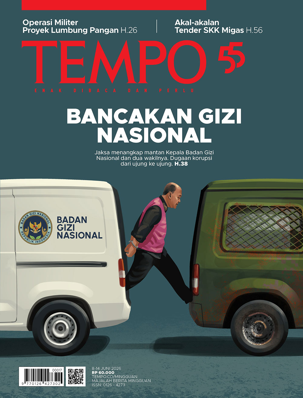Cover Majalah Tempo - Bancakan Gizi Nasional