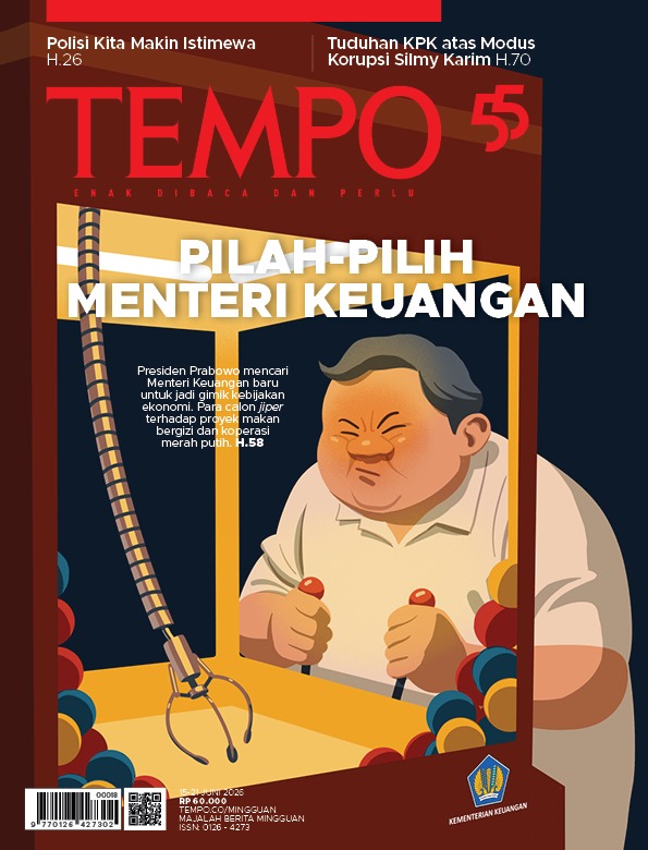 Cover Majalah Tempo - Pilah-pilih Menteri Keuangan