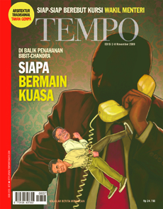 Cover Majalah Tempo - Edisi 2009-11-02