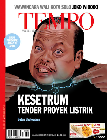 Cover Majalah Tempo - Edisi 2012-01-16