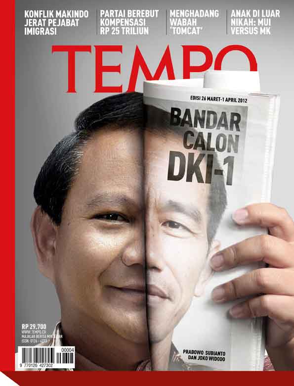Cover Majalah Tempo - Edisi 2012-03-26