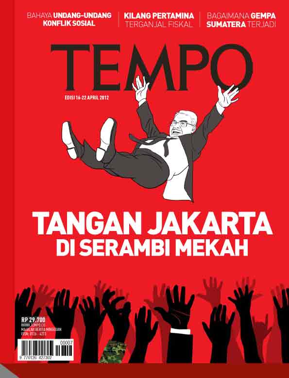 Cover Majalah Tempo - Edisi 2012-04-16