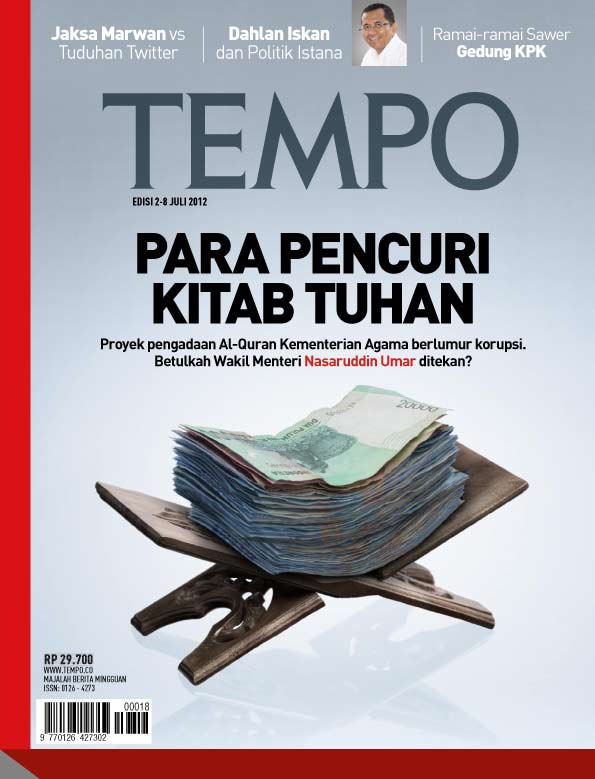 Cover Majalah Tempo - Edisi 2012-07-02