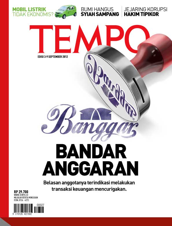 Cover Majalah Tempo - Edisi 2012-09-03
