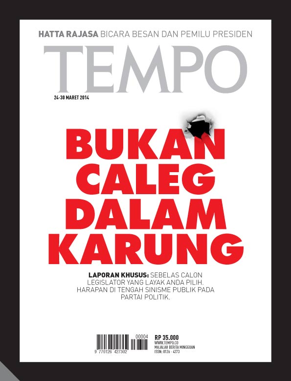 Cover Majalah Tempo - Edisi 2014-03-24