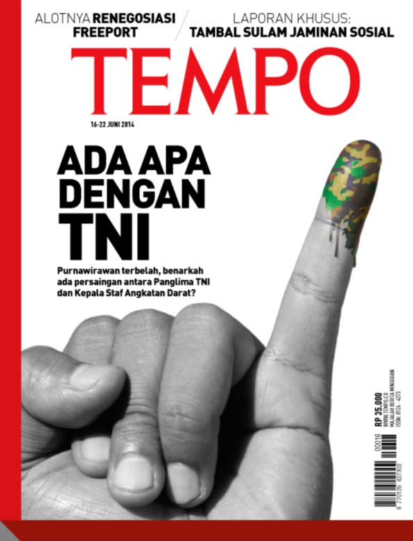 Cover Majalah Tempo - Edisi 2014-06-16