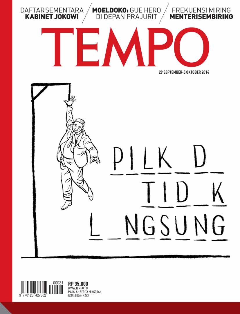 Cover Majalah Tempo - Edisi 2014-09-29
