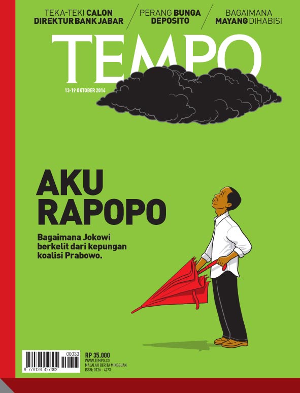 Cover Majalah Tempo - Edisi 2014-10-13