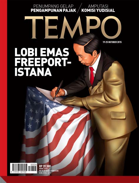 Cover Majalah Tempo - Edisi 2015-10-19