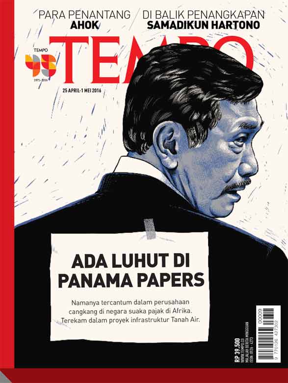 Cover Majalah Tempo - Edisi 2016-04-25